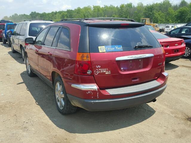 2A8GF68446R828356 - 2006 CHRYSLER PACIFICA T RED photo 3