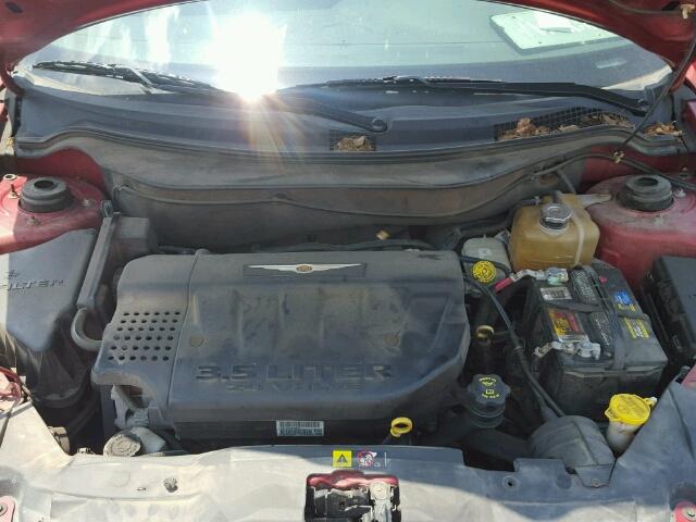 2A8GF68446R828356 - 2006 CHRYSLER PACIFICA T RED photo 7