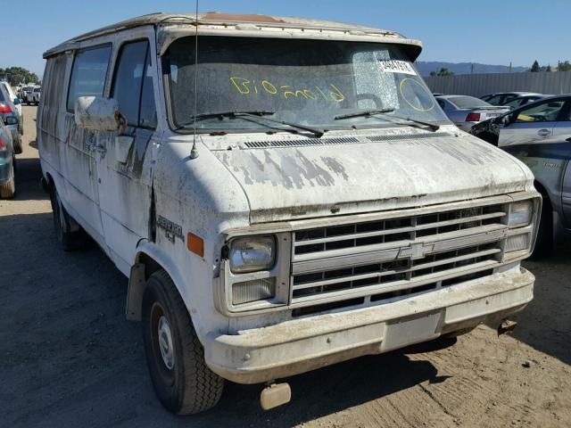 1GCDG15F2G7100666 - 1986 CHEVROLET VAN G10 WHITE photo 1