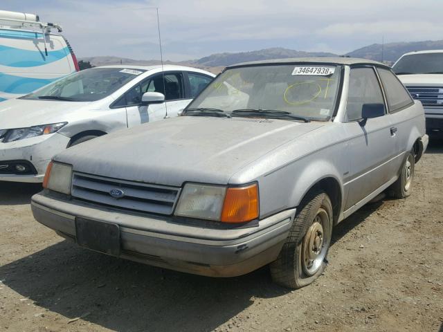 1FAPP9091KW326697 - 1989 FORD ESCORT PON SILVER photo 2