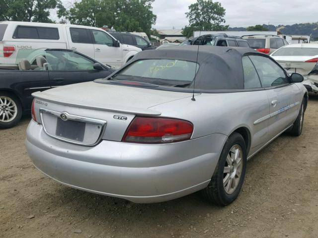 1C3EL75R75N575076 - 2005 CHRYSLER SEBRING GT GRAY photo 4