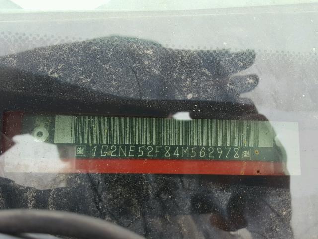 1G2NE52F84M562978 - 2004 PONTIAC GRAND AM S Qırmızı foto 10