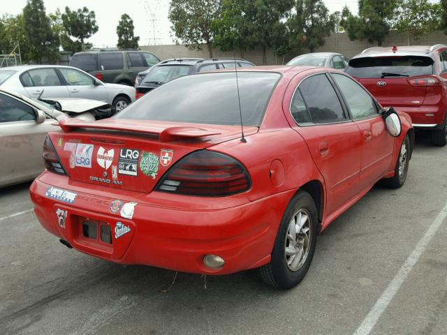 1G2NE52F84M562978 - 2004 PONTIAC GRAND AM S Qırmızı foto 4