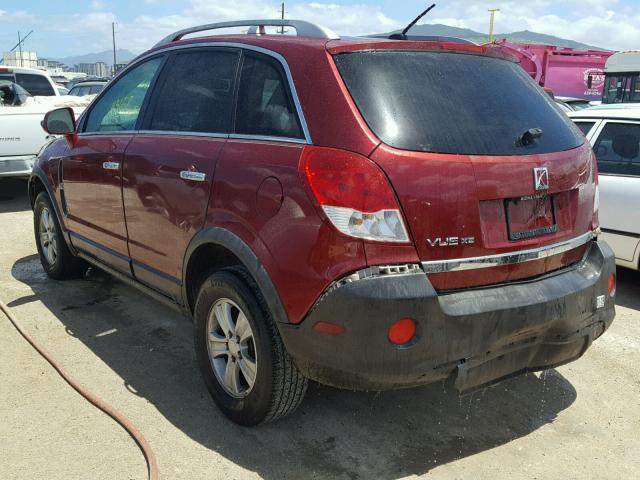 3GSCL33P68S625364 - 2008 SATURN VUE XE RED photo 3