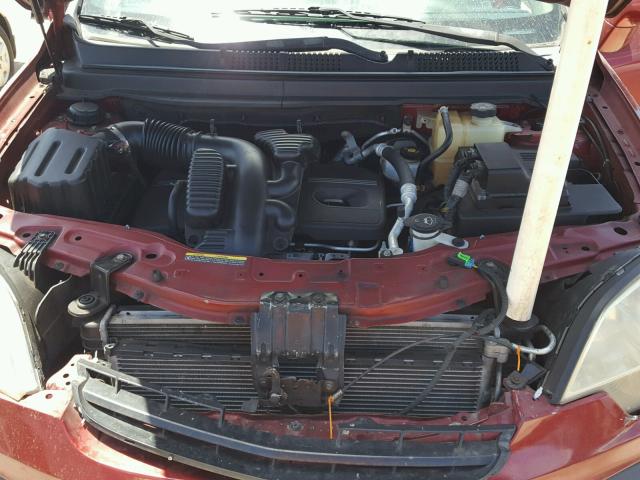 3GSCL33P68S625364 - 2008 SATURN VUE XE RED photo 7