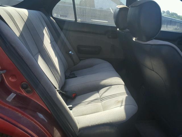 1Y1SK526XTZ025484 - 1996 GEO PRIZM BASE მუქწითელი ფოტო 6