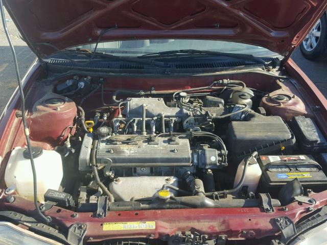 1Y1SK526XTZ025484 - 1996 GEO PRIZM BASE მუქწითელი ფოტო 7