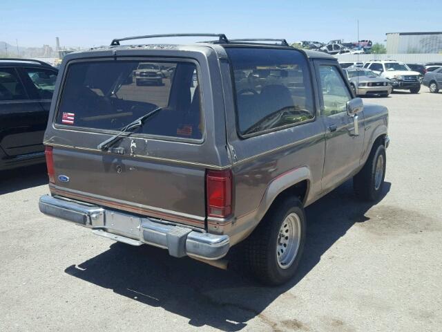 1FMCU12T2LUA90985 - 1990 FORD BRONCO II BROWN photo 4