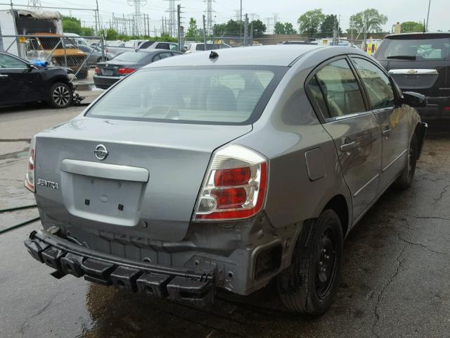 3N1AB61E78L614010 - 2008 NISSAN SENTRA 2.0 GRAY photo 4