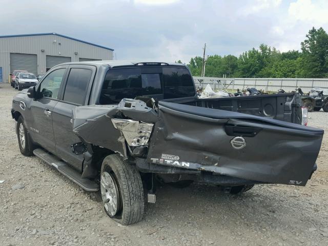 1N6AA1E66HN516945 - 2017 NISSAN TITAN SV GRAY photo 3