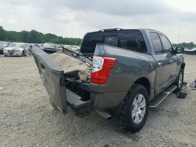 1N6AA1E66HN516945 - 2017 NISSAN TITAN SV GRAY photo 4