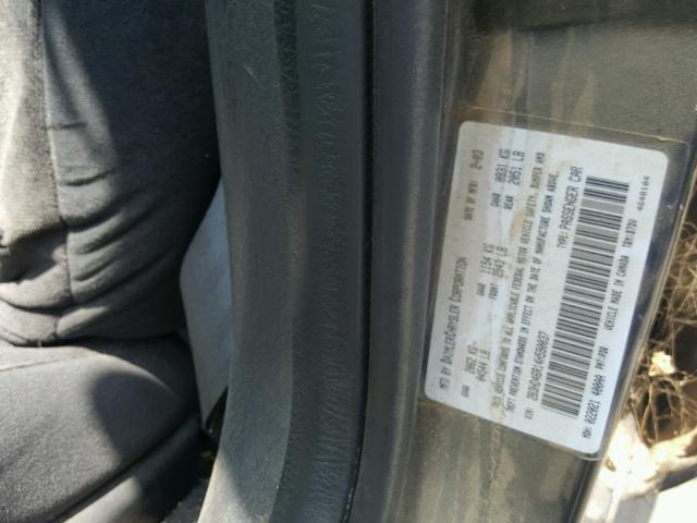 2B3HD46R14H590037 - 2004 DODGE INTREPID S 灰色 照片 10