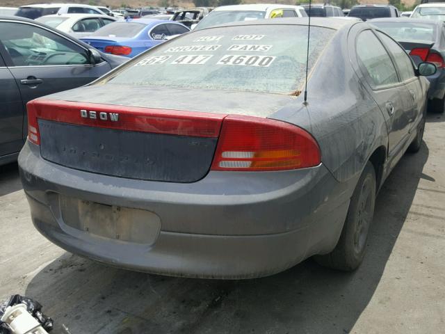 2B3HD46R14H590037 - 2004 DODGE INTREPID S GRAY photo 4