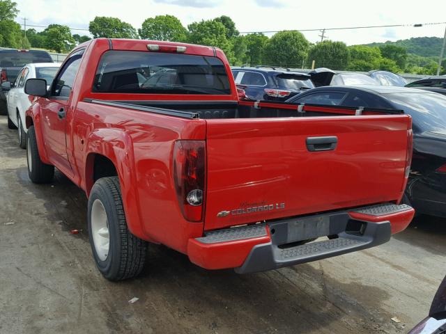 1GCCS249188224810 - 2008 CHEVROLET COLORADO L RED photo 3
