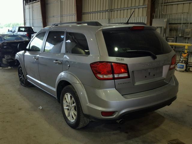 3C4PDCBG1FT685958 - 2015 DODGE JOURNEY SX SILVER photo 3