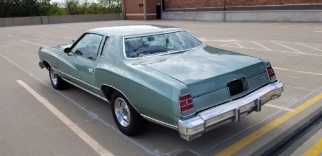 1H57L7R443144 - 1977 CHEVROLET MONTECARLO GREEN photo 3