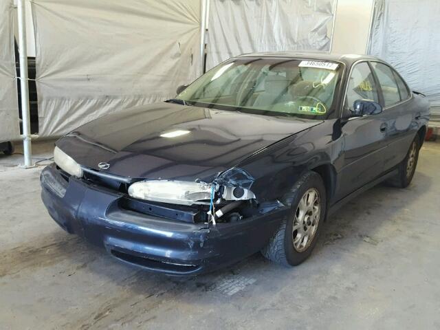 1G3WH52H42F158960 - 2002 OLDSMOBILE INTRIGUE BLUE photo 2