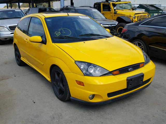 3FAHP39533R184794 - 2003 FORD FOCUS SVT YELLOW photo 1