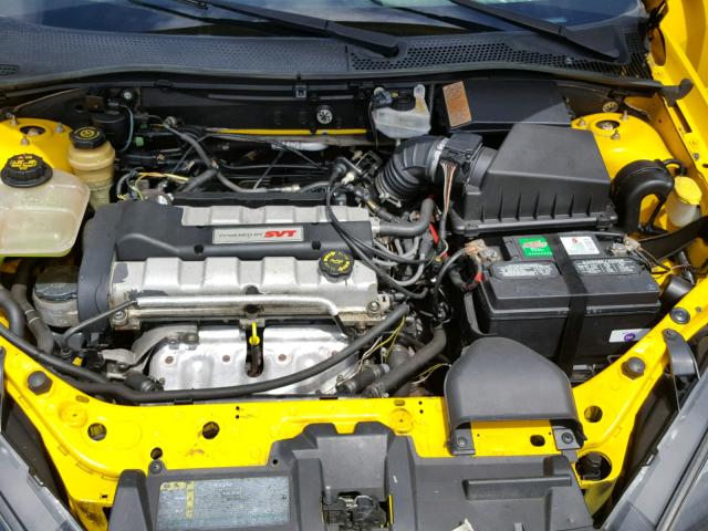 3FAHP39533R184794 - 2003 FORD FOCUS SVT YELLOW photo 7