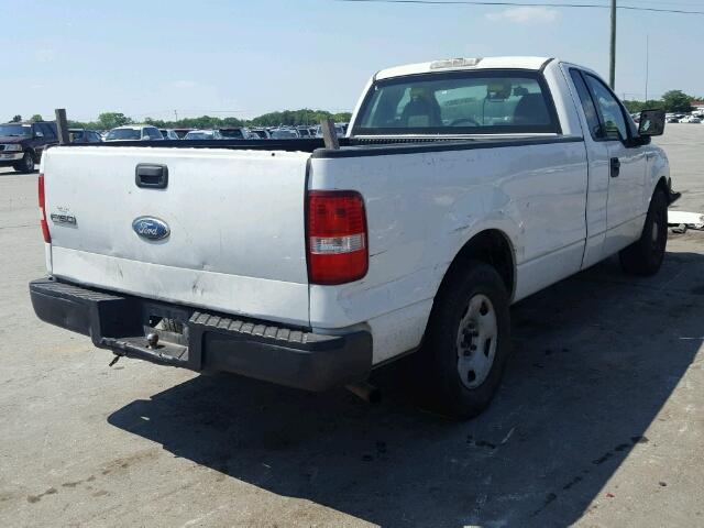 1FTRF12237NA84273 - 2007 FORD F150 WHITE photo 4