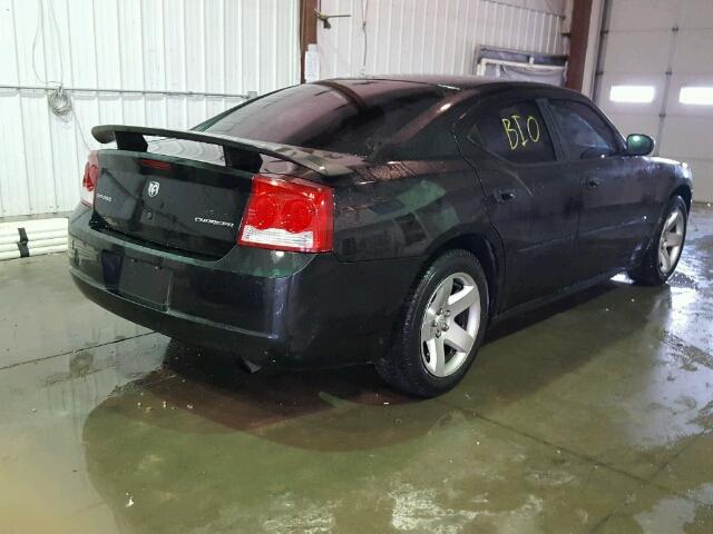 2B3KA43V99H597258 - 2009 DODGE CHARGER BLACK photo 4