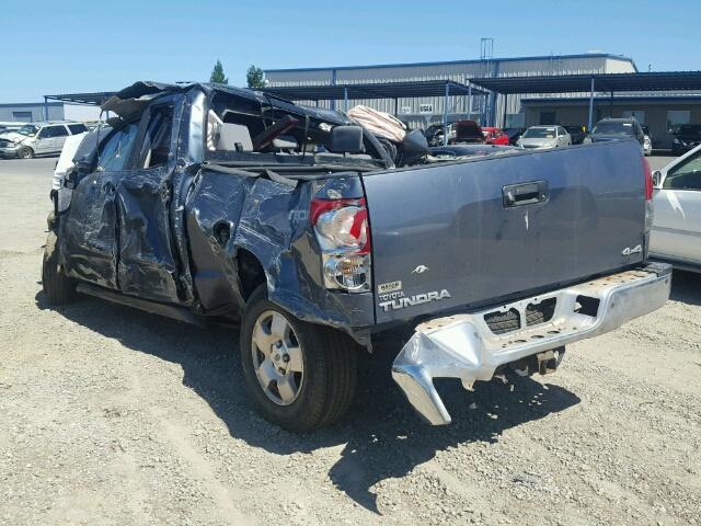 5TFBV54177X015638 - 2007 TOYOTA TUNDRA GRAY photo 3