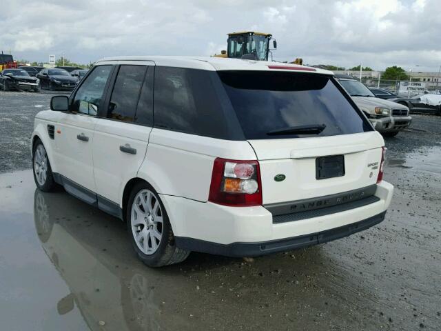 SALSK25447A105101 - 2007 LAND ROVER RANGE ROVE WHITE photo 3