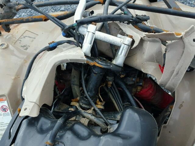 1HFTE357374005739 - 2007 HONDA TRX420 FE TAN photo 8