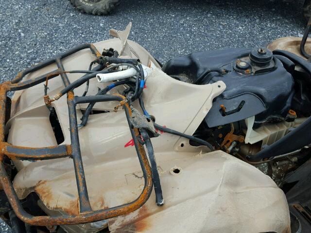 1HFTE357374005739 - 2007 HONDA TRX420 FE TAN photo 9