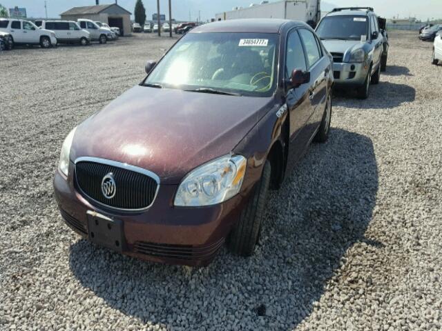 1G4HD57207U156811 - 2007 BUICK LUCERNE CX MAROON photo 2