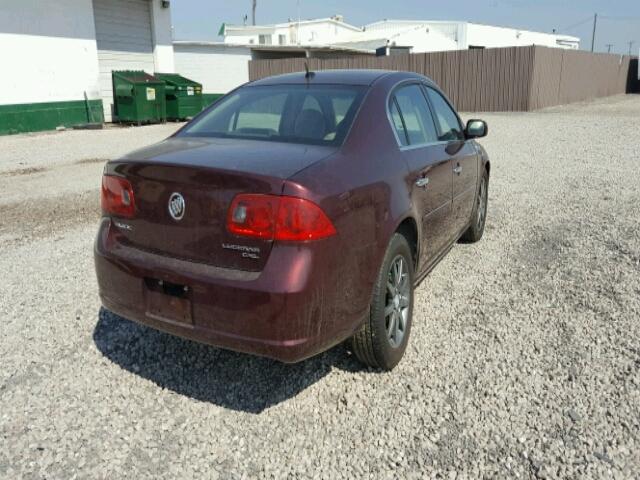 1G4HD57207U156811 - 2007 BUICK LUCERNE CX MAROON photo 4