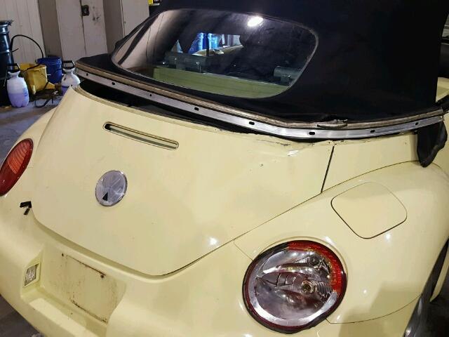 3VWCK21Y73M311687 - 2003 VOLKSWAGEN NEW BEETLE 黄色 照片 9