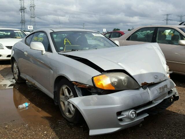 KMHHM65D53U042002 - 2003 HYUNDAI TIBURON SILVER photo 1