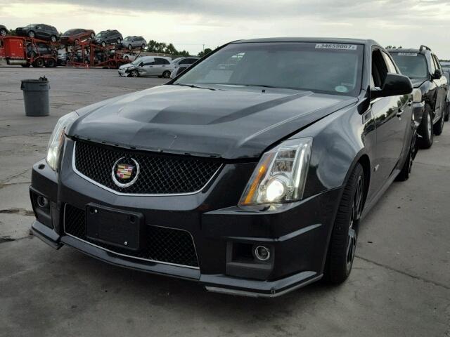 1G6DV5EP6C0146190 - 2012 CADILLAC CTS-V BLACK photo 2