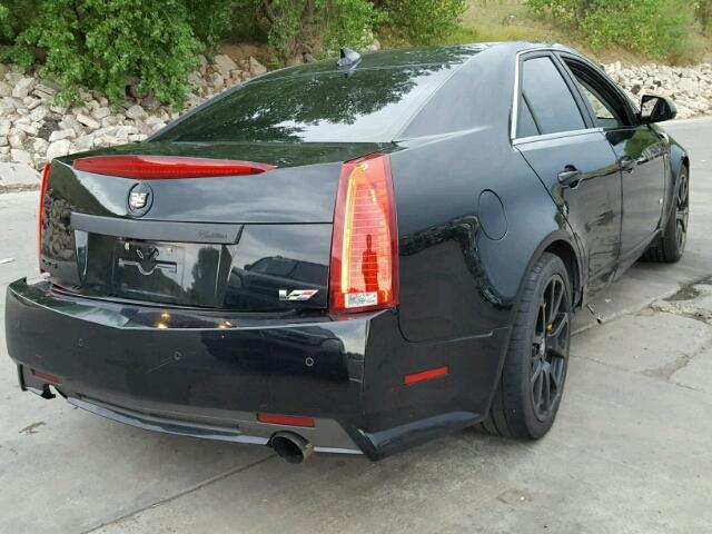 1G6DV5EP6C0146190 - 2012 CADILLAC CTS-V BLACK photo 4