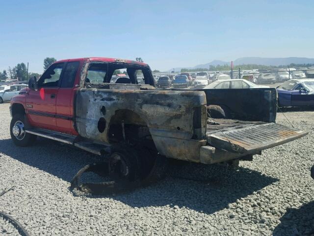 1B7MF3365YJ108766 - 2000 DODGE RAM 3500 RED photo 3