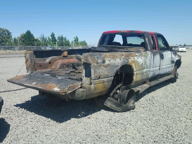 1B7MF3365YJ108766 - 2000 DODGE RAM 3500 RED photo 4