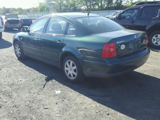 WVWPD63B8XE385257 - 1999 VOLKSWAGEN PASSAT GLX 绿色 照片 3