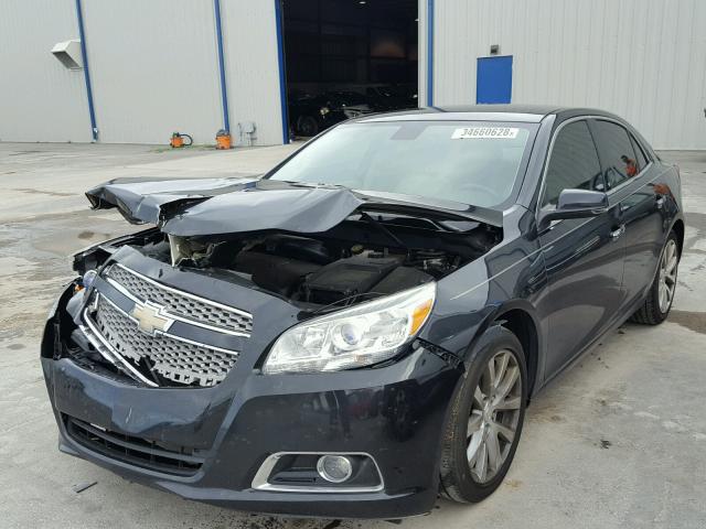 1G11H5SAXDF309521 - 2013 CHEVROLET MALIBU LTZ 黑色 照片 2