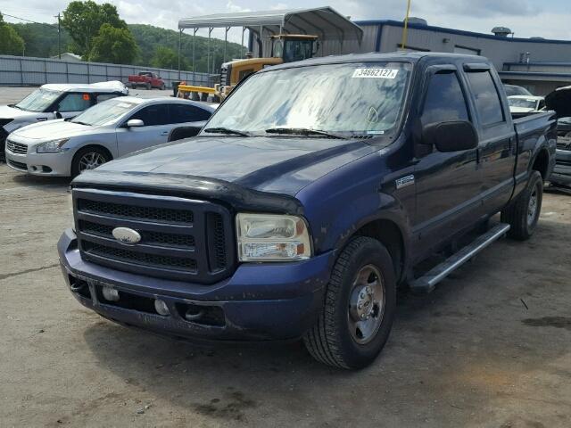 1FTSW20545EC19567 - 2005 FORD F250 SUPER BLUE photo 2