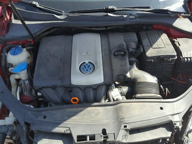 3VWRM71K08M056658 - 2008 VOLKSWAGEN JETTA SE/S RED photo 7