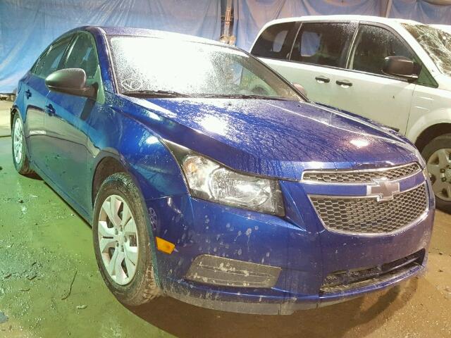 1G1PA5SH3D7258739 - 2013 CHEVROLET CRUZE BLUE photo 1