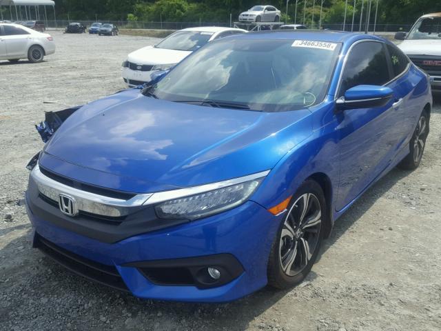 2HGFC3B92HH356991 - 2017 HONDA CIVIC TOUR BLUE photo 2