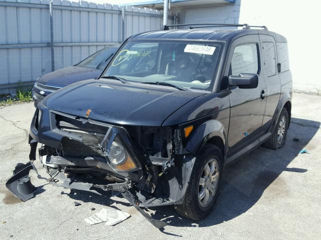 5J6YH28798L003265 - 2008 HONDA ELEMENT EX BLACK photo 2