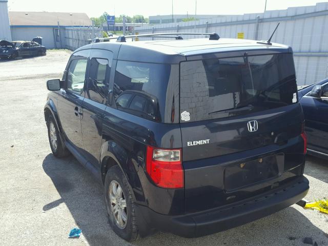 5J6YH28798L003265 - 2008 HONDA ELEMENT EX BLACK photo 3