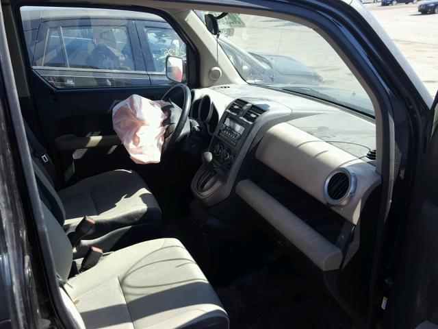 5J6YH28798L003265 - 2008 HONDA ELEMENT EX BLACK photo 5