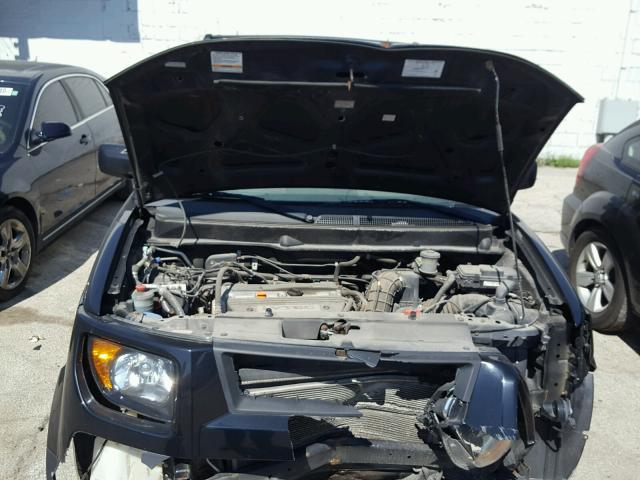 5J6YH28798L003265 - 2008 HONDA ELEMENT EX BLACK photo 7