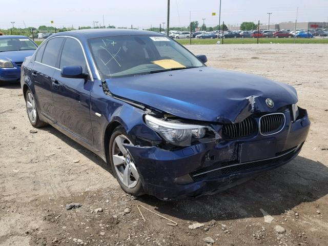 WBANV13508CZ52752 - 2008 BMW 528 XI BLUE photo 1