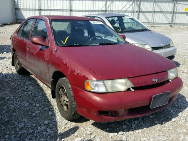 3N1AB41DXXL109914 - 1999 NISSAN SENTRA BAS BURGUNDY photo 1