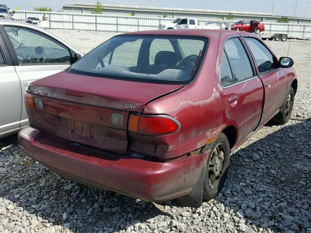 3N1AB41DXXL109914 - 1999 NISSAN SENTRA BAS BURGUNDY photo 4